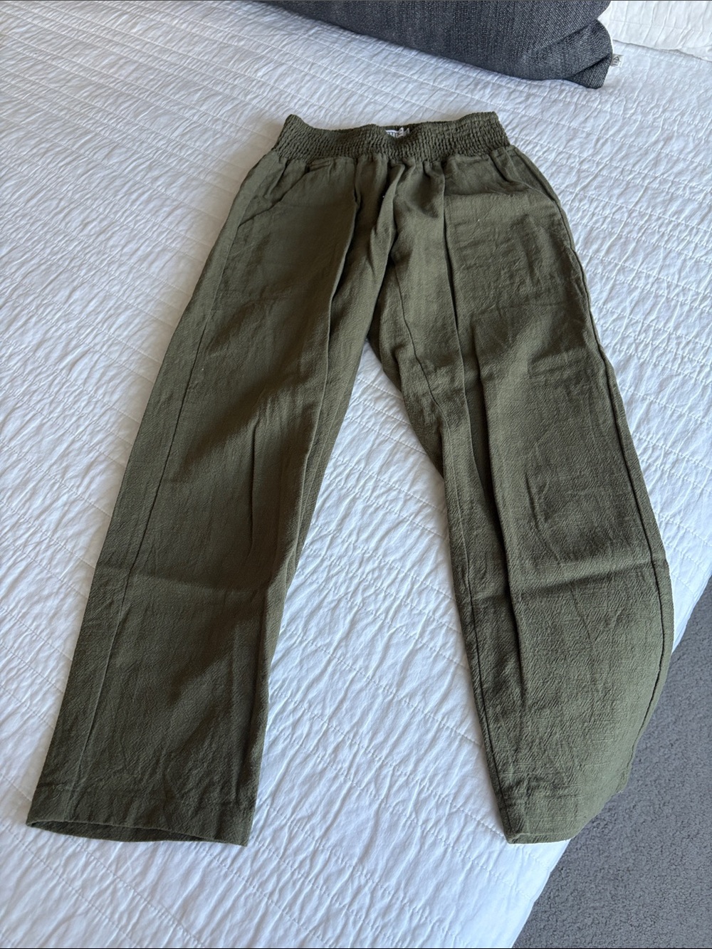 Emme Linen Maternity-friendly Pants